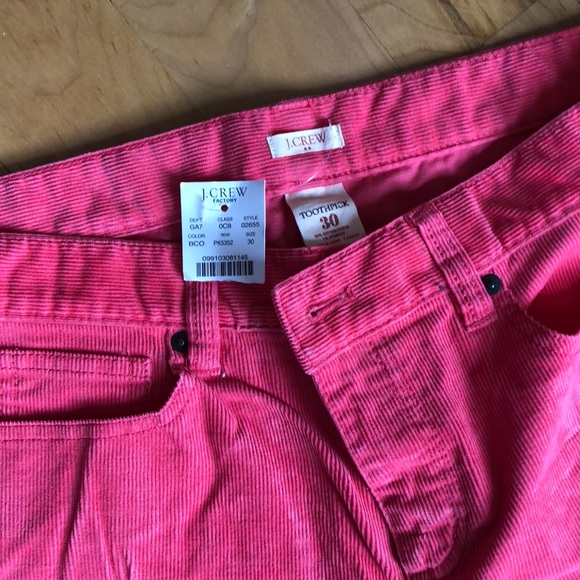 NWT J.Crew “Toothpick” Cords - Picture 2 of 3